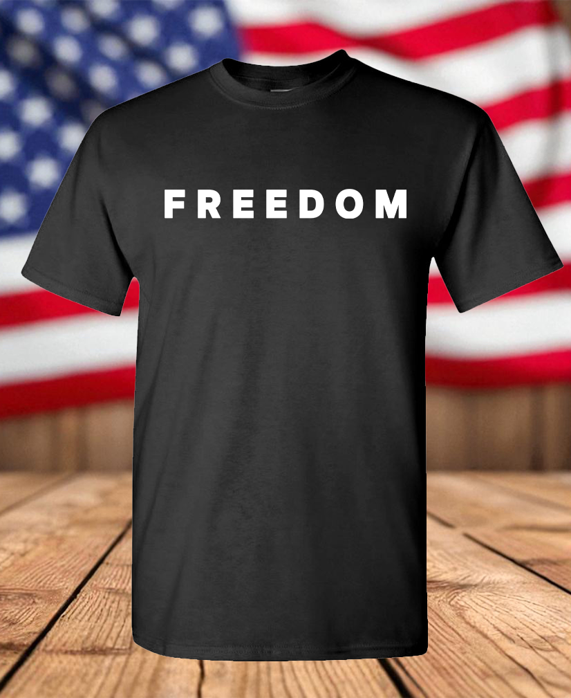 American Patriotic Freedom Unisex T-Shirt Inspired by Charlie Graphic Logo Tee 1st Amendment Free Speech Casual Patriot