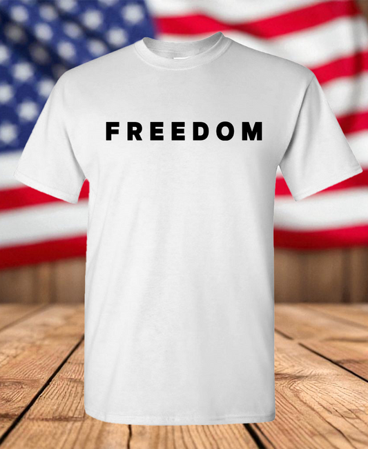 American Patriotic Freedom Unisex T-Shirt Inspired by Charlie Graphic Logo Tee 1st Amendment Free Speech Casual Patriot