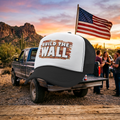 BUILD THE WALL - Five Panel Retro Style TRUCKER Cap