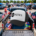 FAKE NEWS - media donald trump for president 24 - Vintage Retro Style Trucker Cap Hat